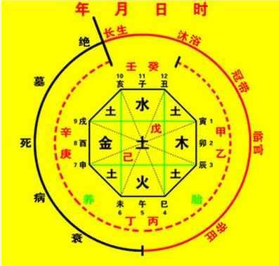 五行分數60|八字五行算命和人生起伏圖